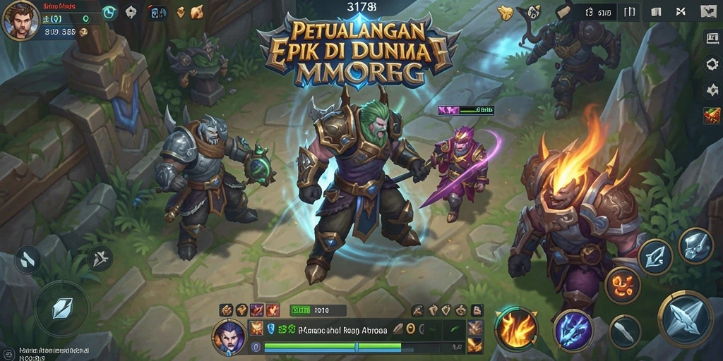 Tampilan gameplay menarik dari 3178 dalam dunia MMORPG.