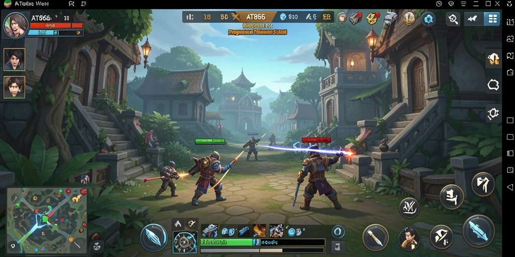 Screenshot menampilkan gameplay menarik dari AT866 berjenis SLG.