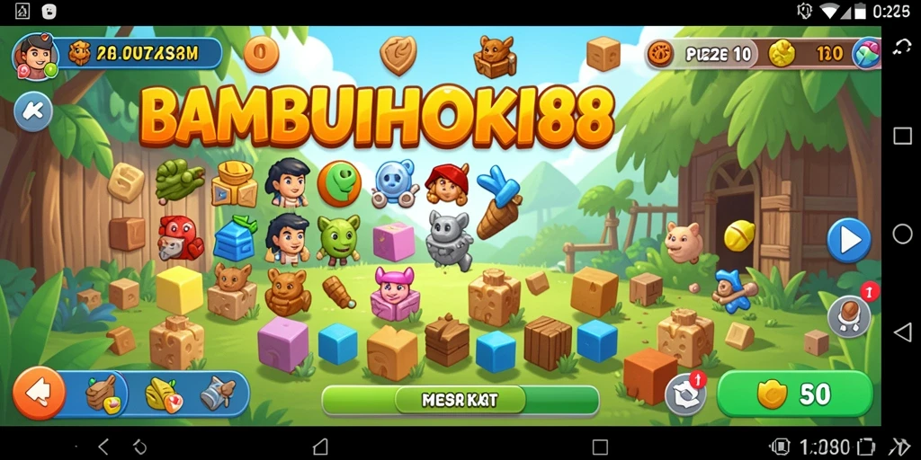 Tampilan screenshot menunjukkan aksi gameplay yang mengasah otak.