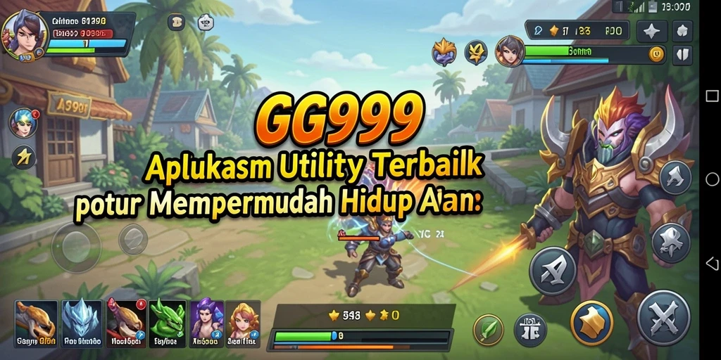 Tampilan antarmuka GG999 yang sederhana dan fungsional.