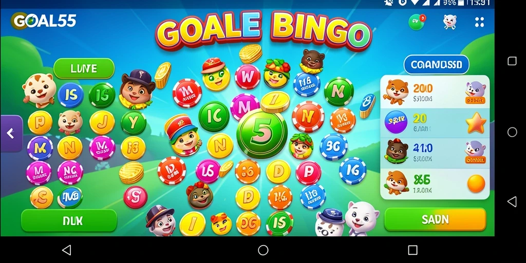 Gameplay seru dalam permainan Bingo GOAL55.