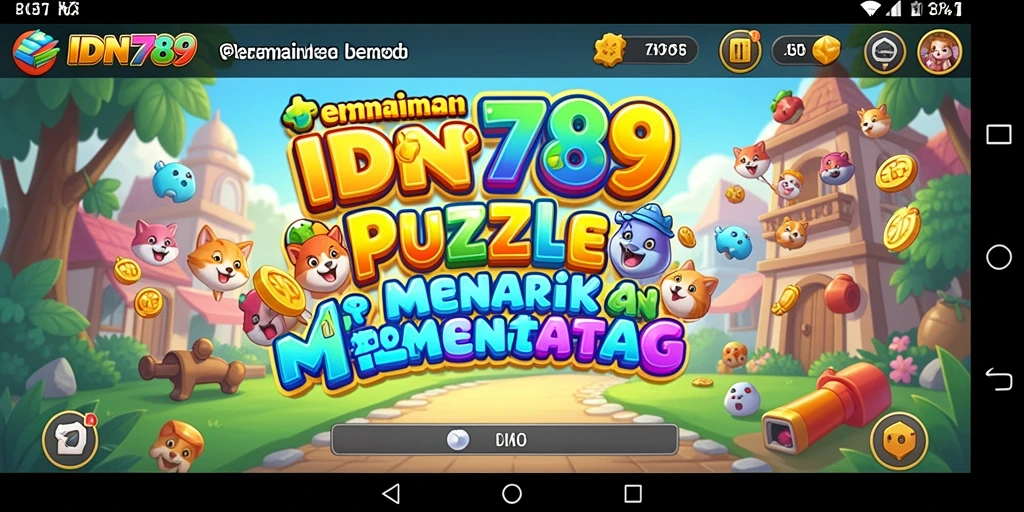 Tampilan gameplay yang menarik di IDN789 dengan berbagai teka-teki menantang.