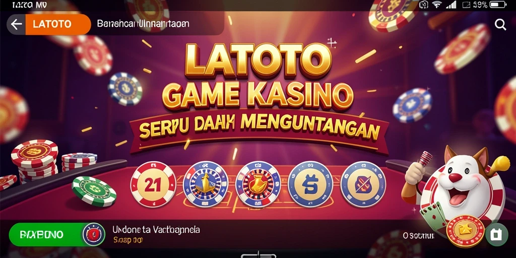 Tampilan menarik dari gameplay LATOTO yang mendebarkan.