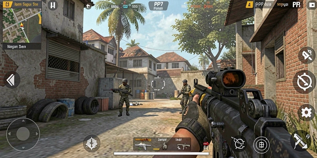 Tangkap momen epic dalam gameplay PP7 dengan tembakan yang akurat.