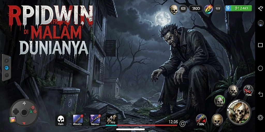 Screenshot RPIDWIN menampilkan suasana gameplay yang mencekam dan menakutkan.