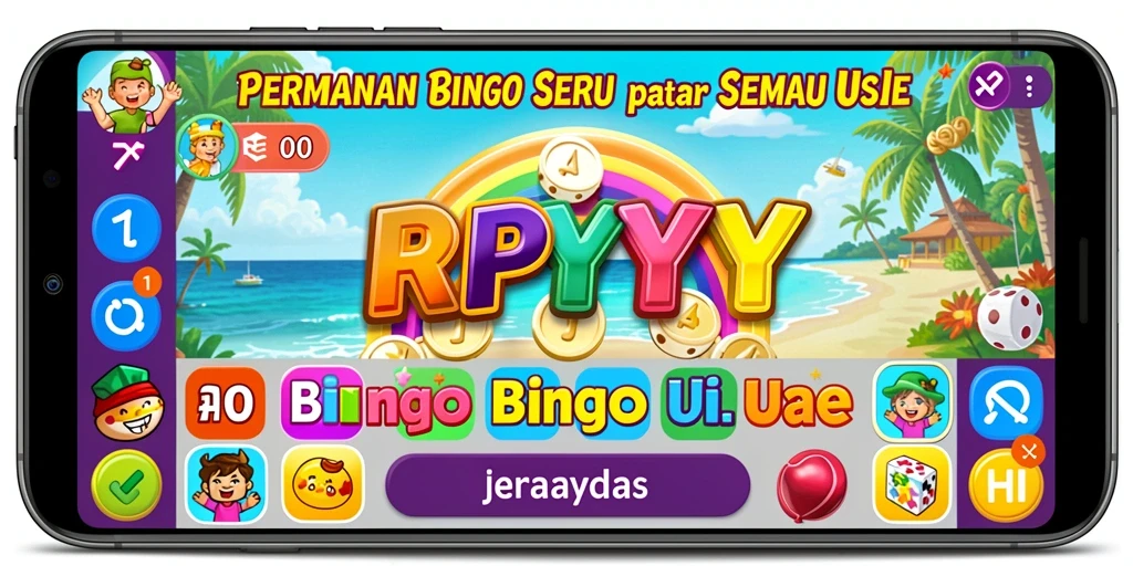 Tampilan gameplay Bingo yang menarik dan interaktif.