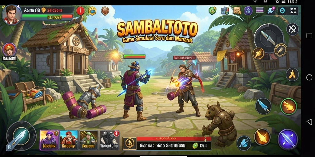 Tangkapan layar <strong>SAMBALTOTO</strong> menampilkan gameplay simulasi yang seru dan interaktif.