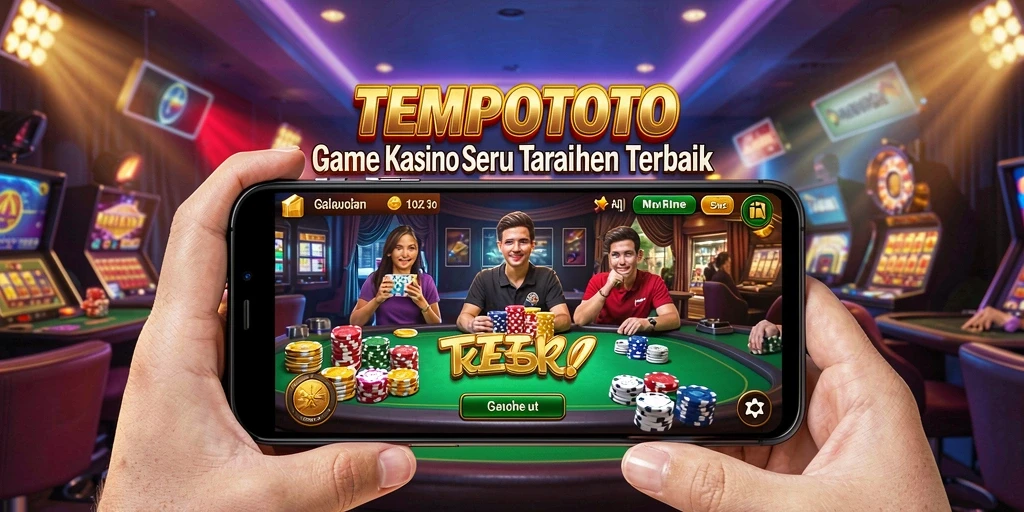Screenshot TEMPOTOTO menampilkan gameplay Kasino yang mengasyikkan.